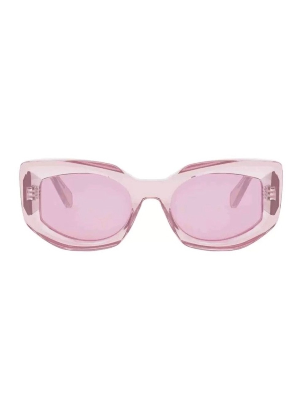 NWT Celine Translucent Pink 3 dot Cateye Sunglasses with case and box